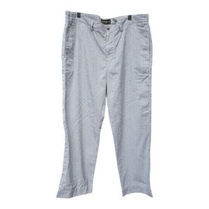 Eddie Bauer Light Blue Pinstripe Chinos